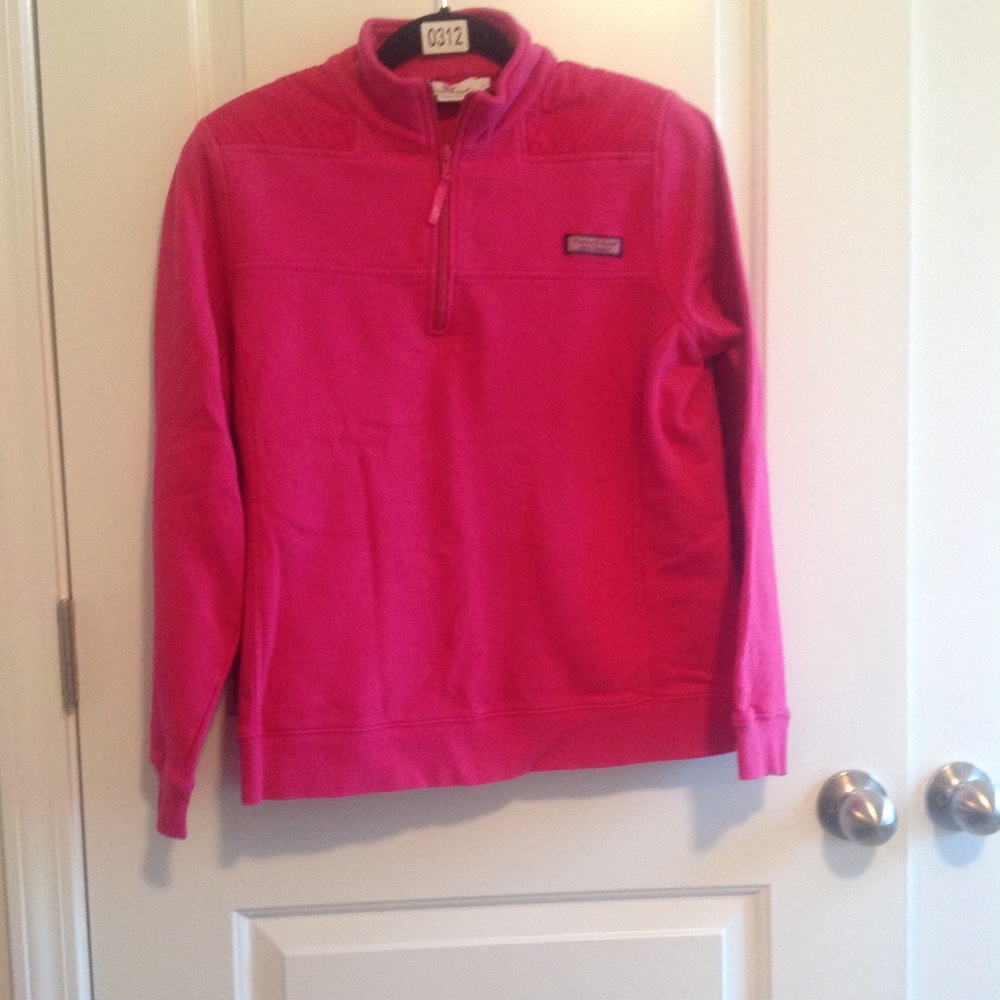 🌹🎀 Vineyard Vines Pink Sweatshirt/top Y L #312